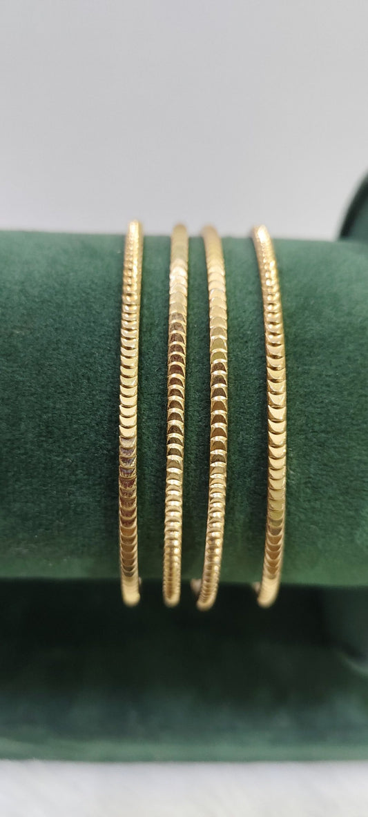 Pure Panchaloham unpolished bangles