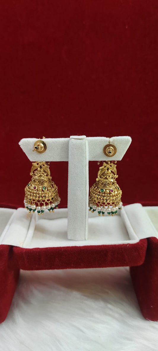 semi nakshi big jumkas