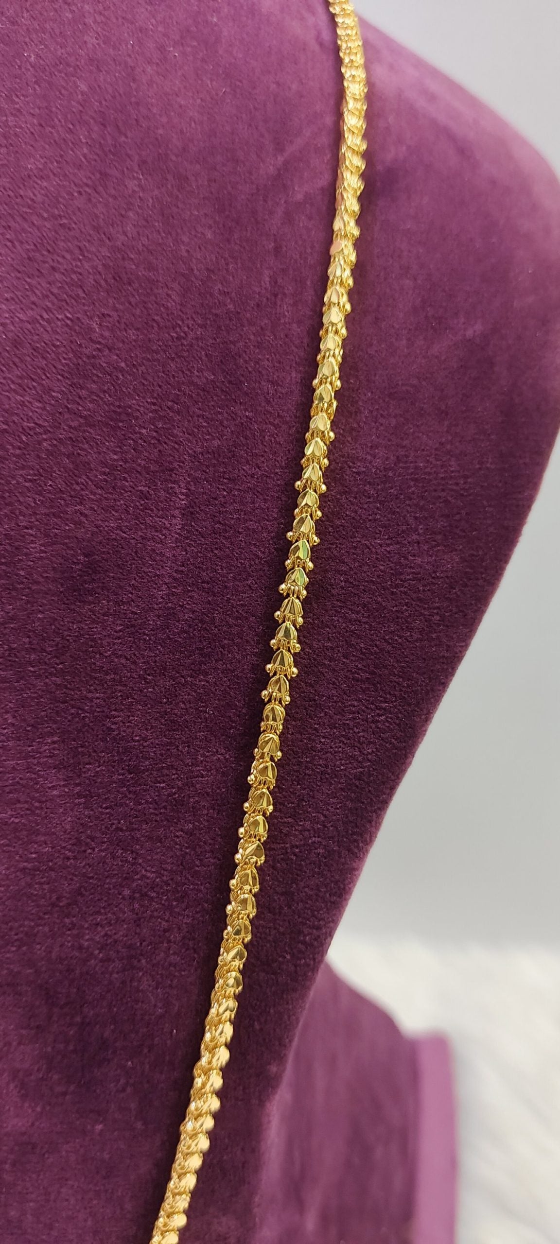 30" length 1 gram plated thali chain