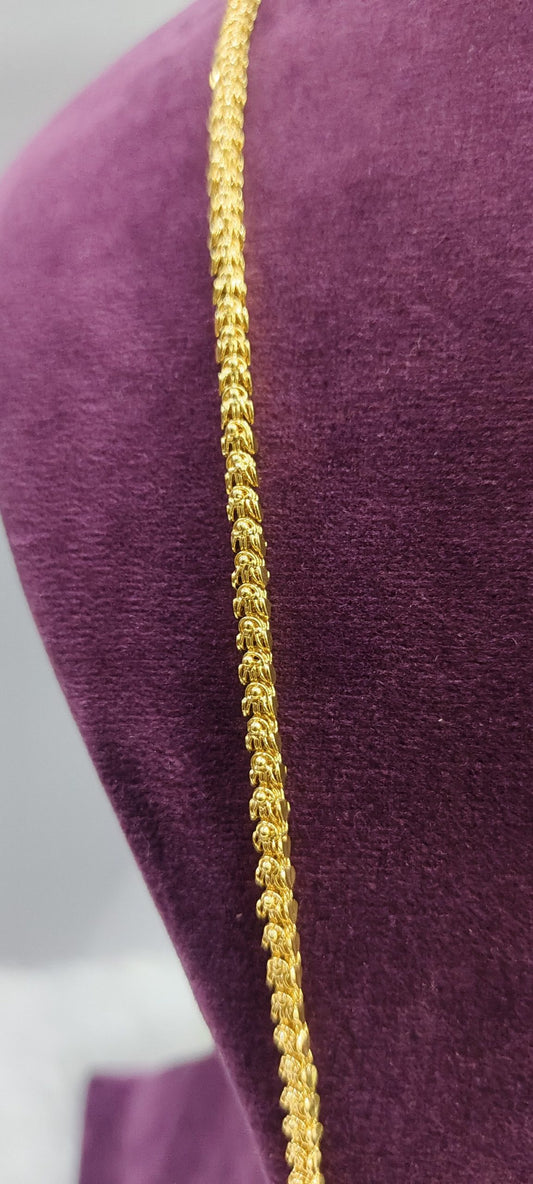 30" length 1 gram plated thali chain