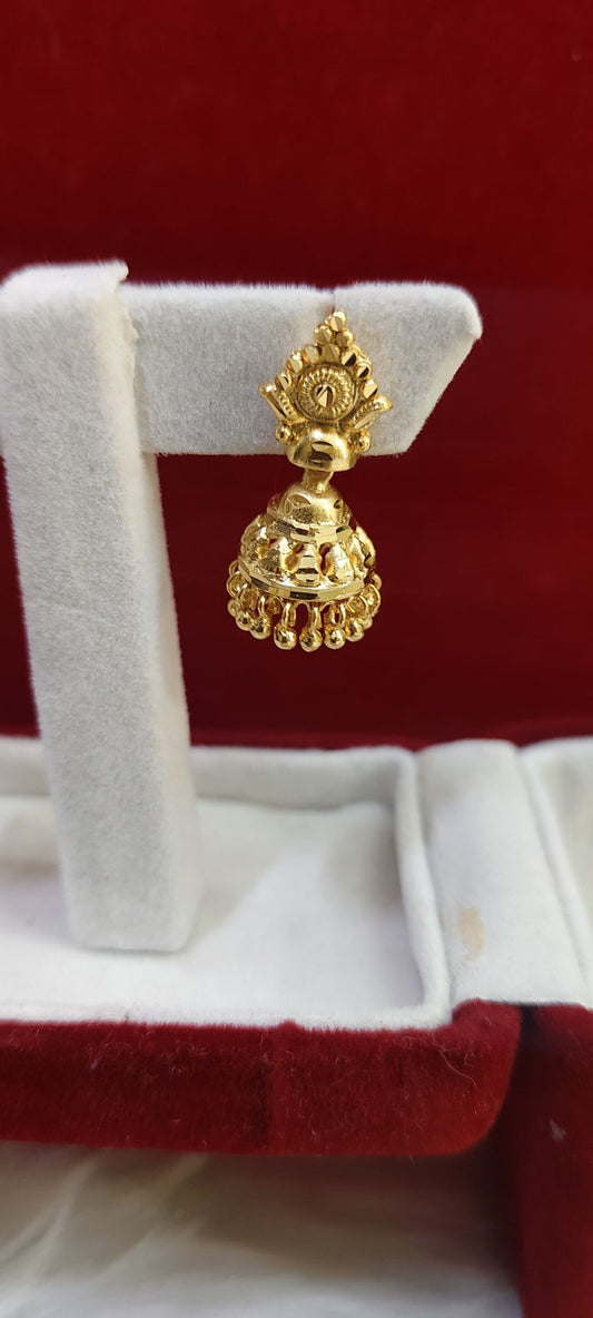 100% gold look jumkas