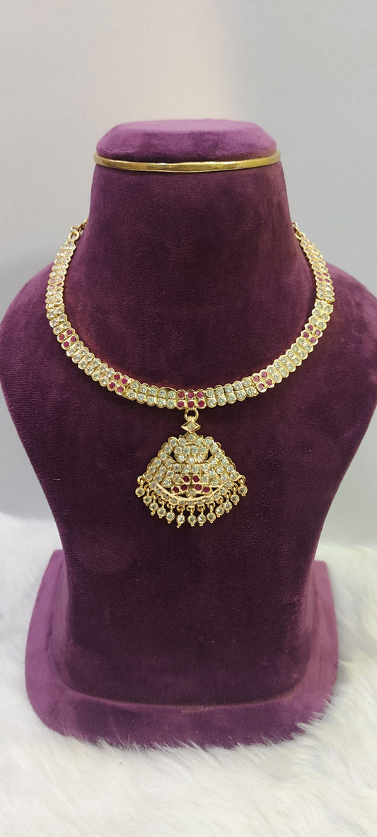panchaloham kante necklace for