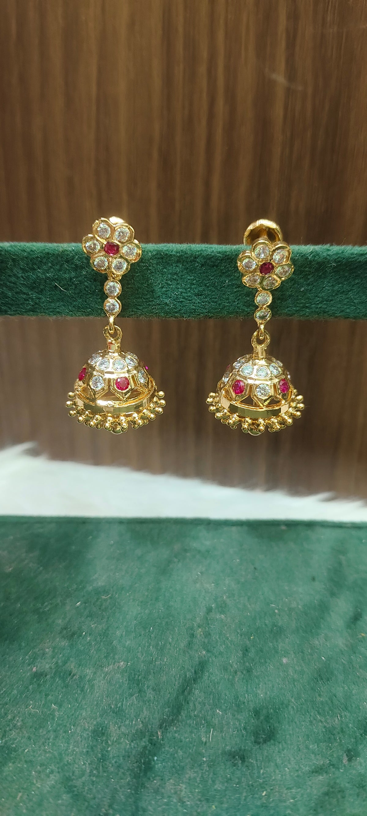 Pure panchaloham lengthy jumkas