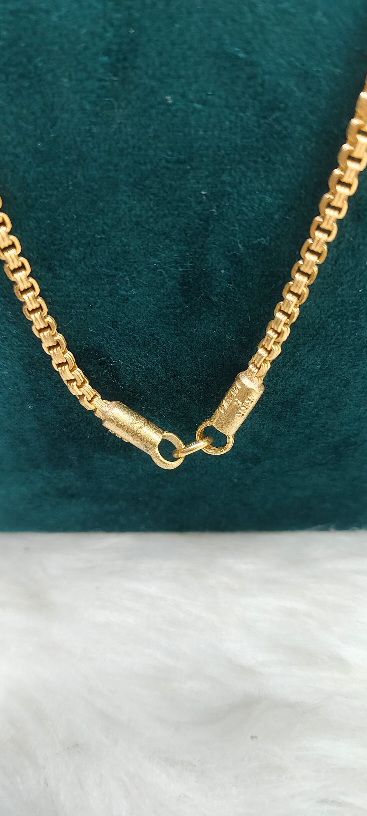 Pure panchaloham unpolished 24 " length bharathi model thali chain