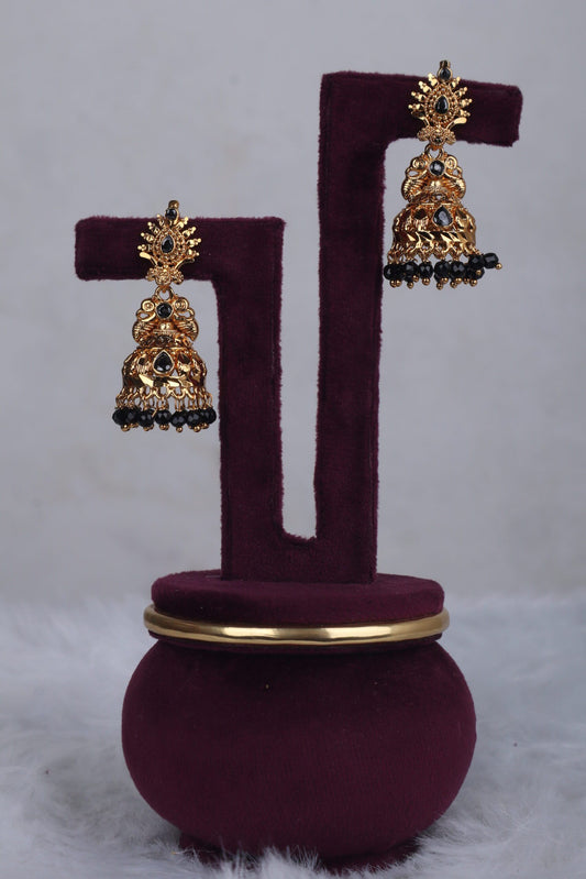 Mystic Gold Plated Jhumkas