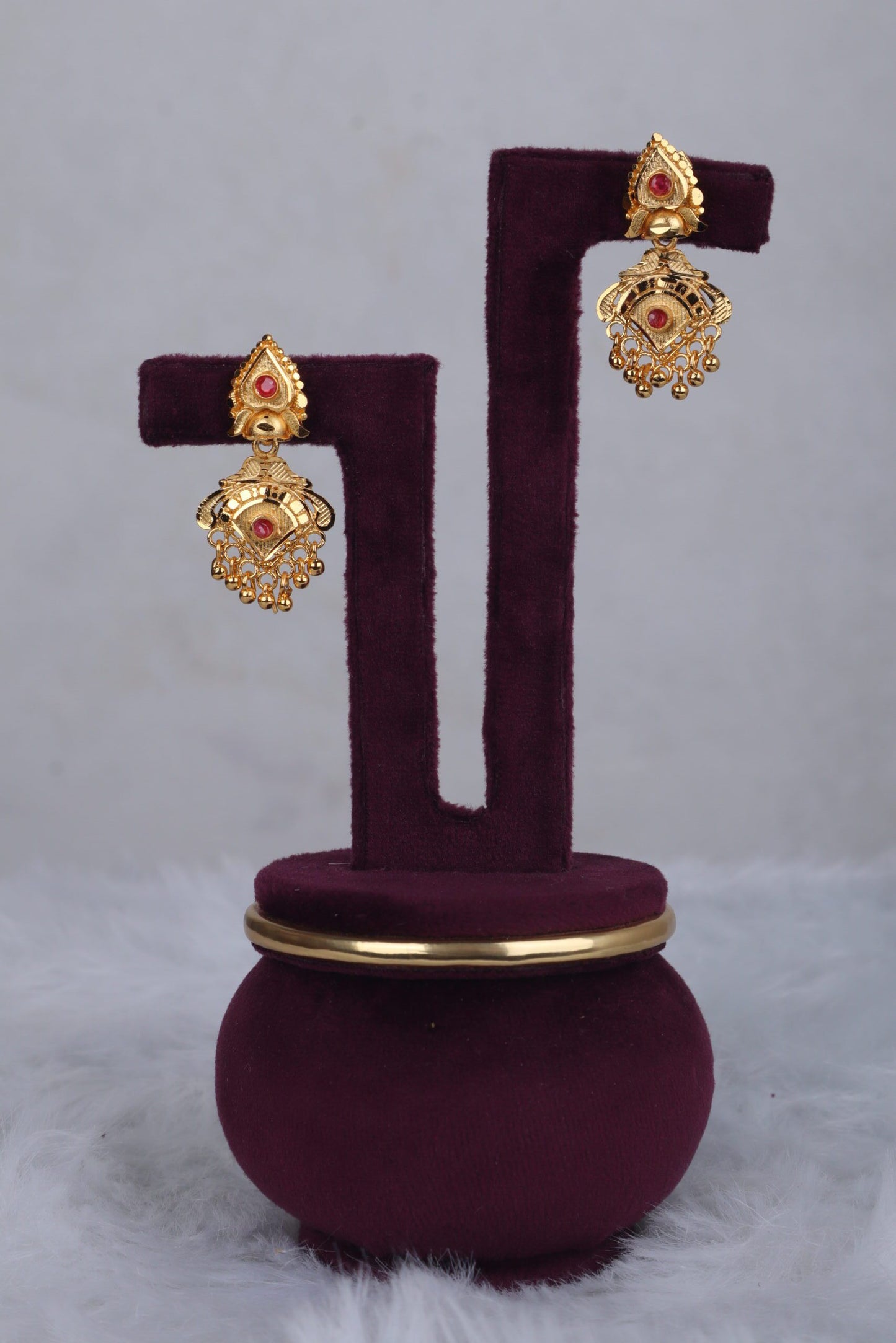 Simple Gold Plated Earrings