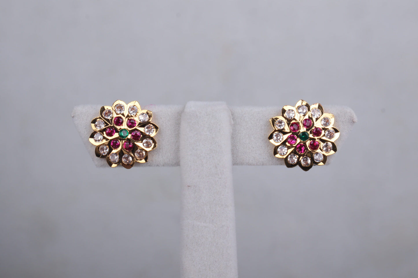 Floral Sparkle Studs