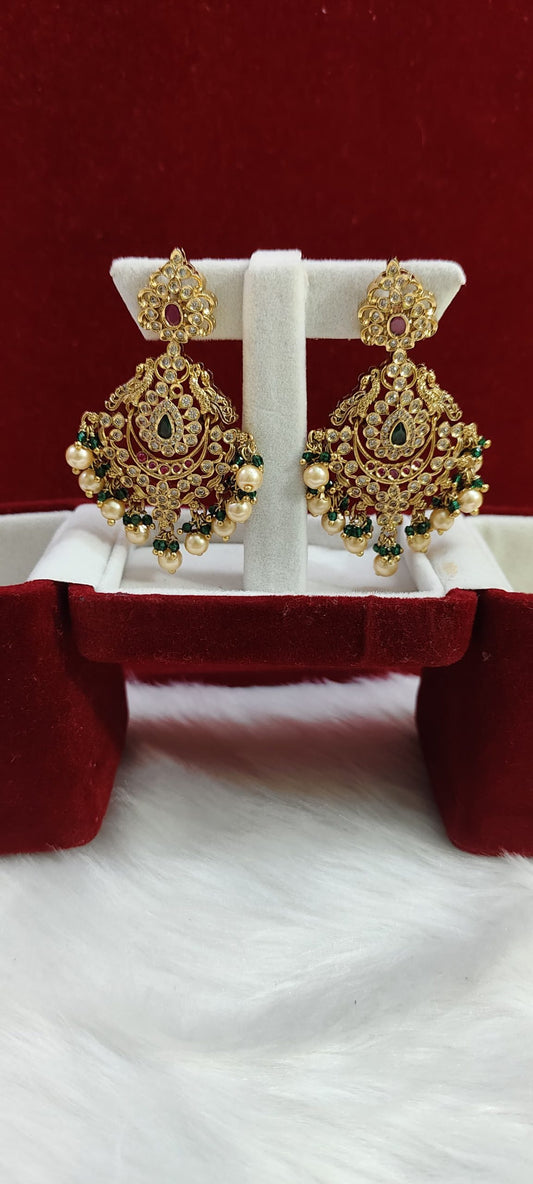 big bridal earrings