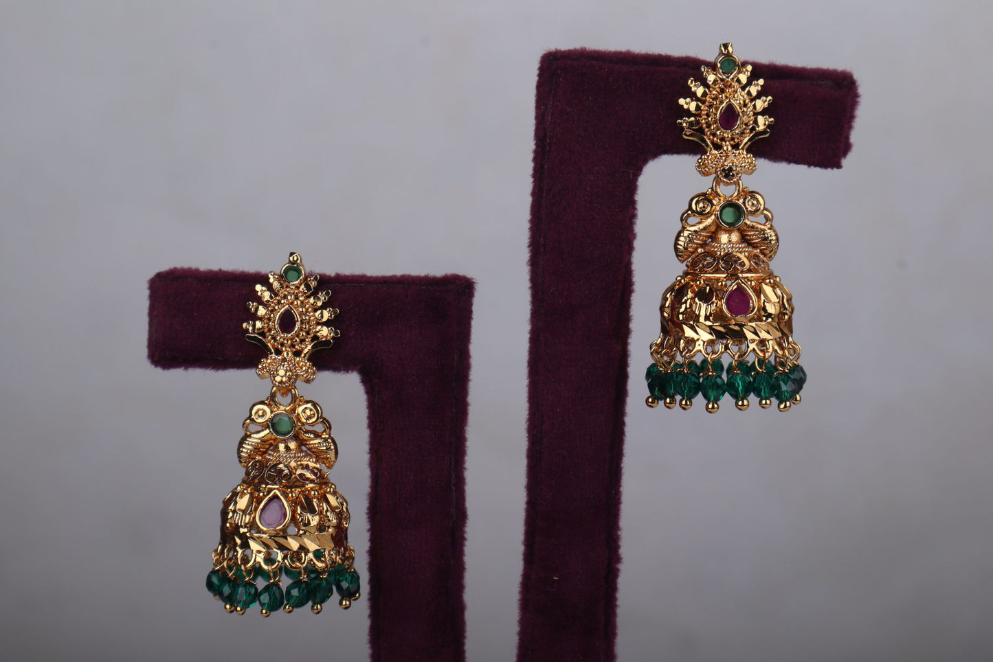 Mystic Gold Plated Jhumkas