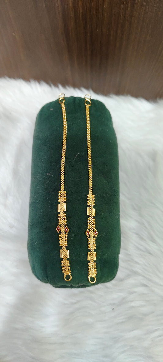 100% gold look chuttu maati