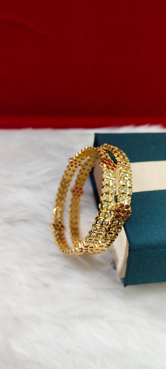 Pure panchaloham broad 2 bangles