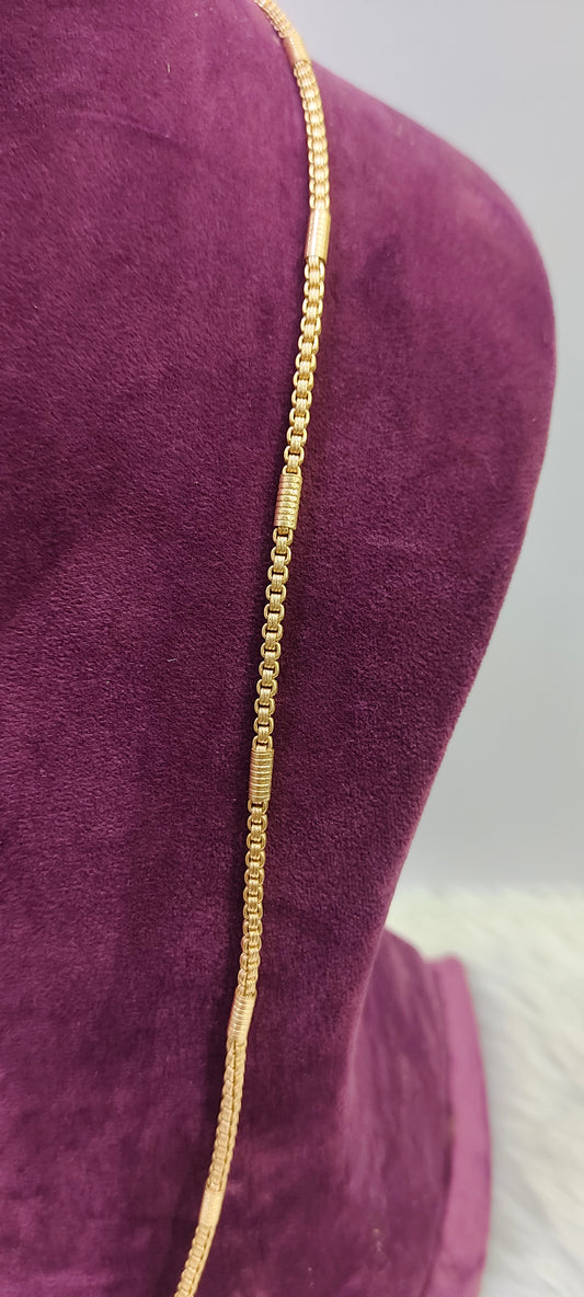 Pure panchaloham unpolished 30" length thali chain