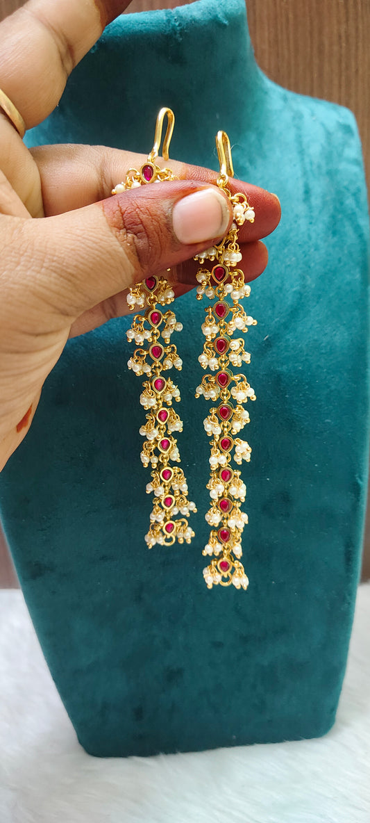 Premium jadavu stone pearl maati
