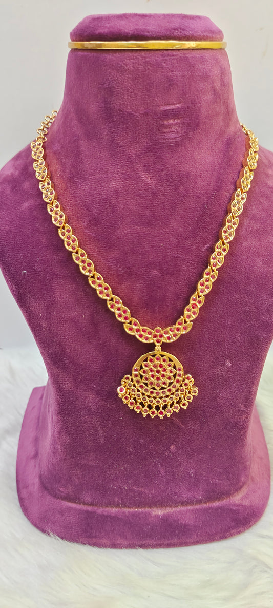 Pure panchaloham vintage look necklace