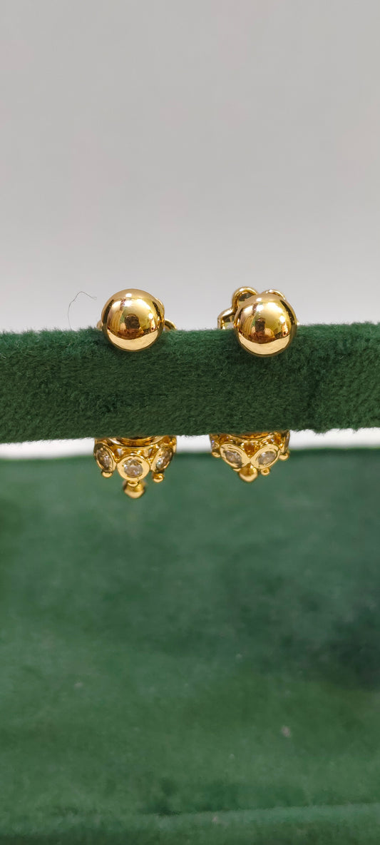 Pure panchaloham cute kids jumkas