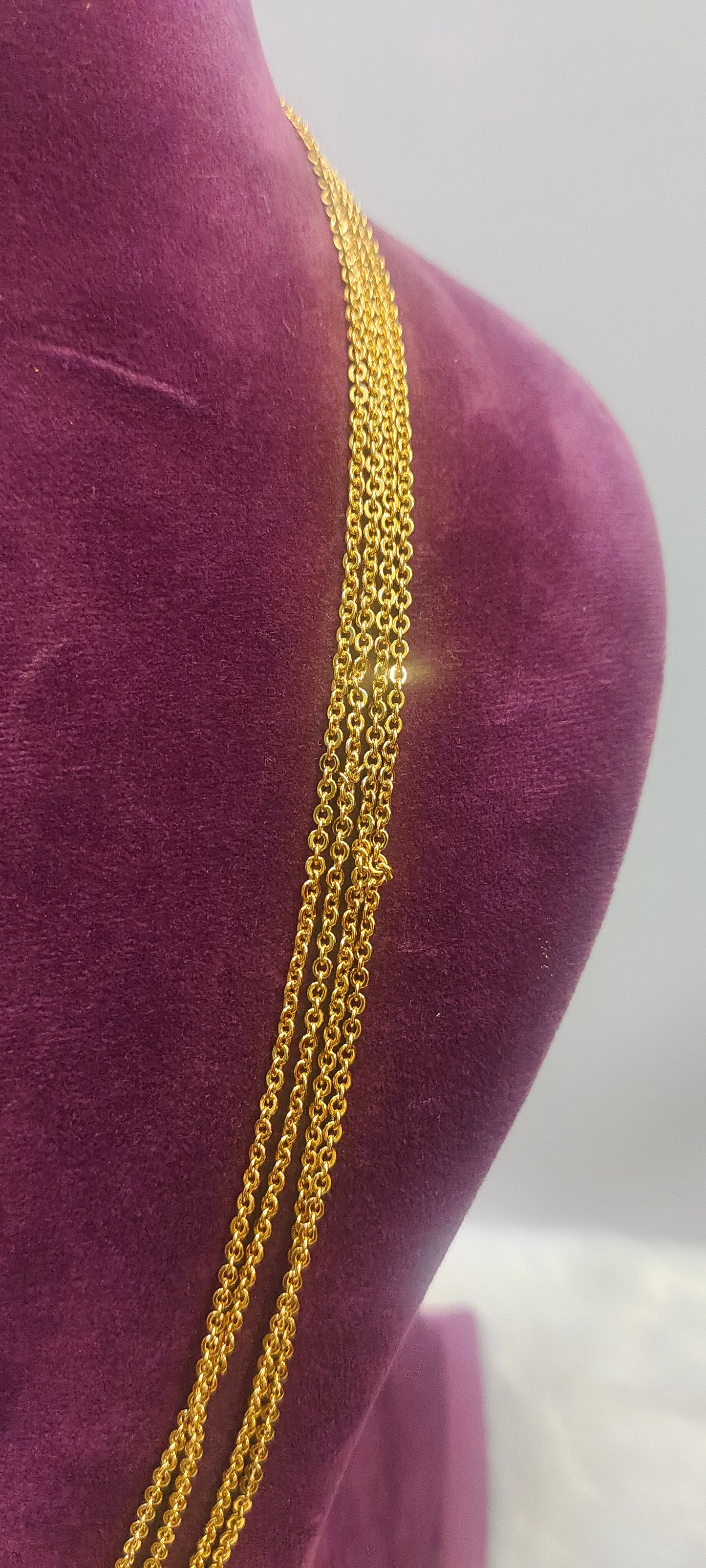 Premium nakshi chandraharam with 24" length