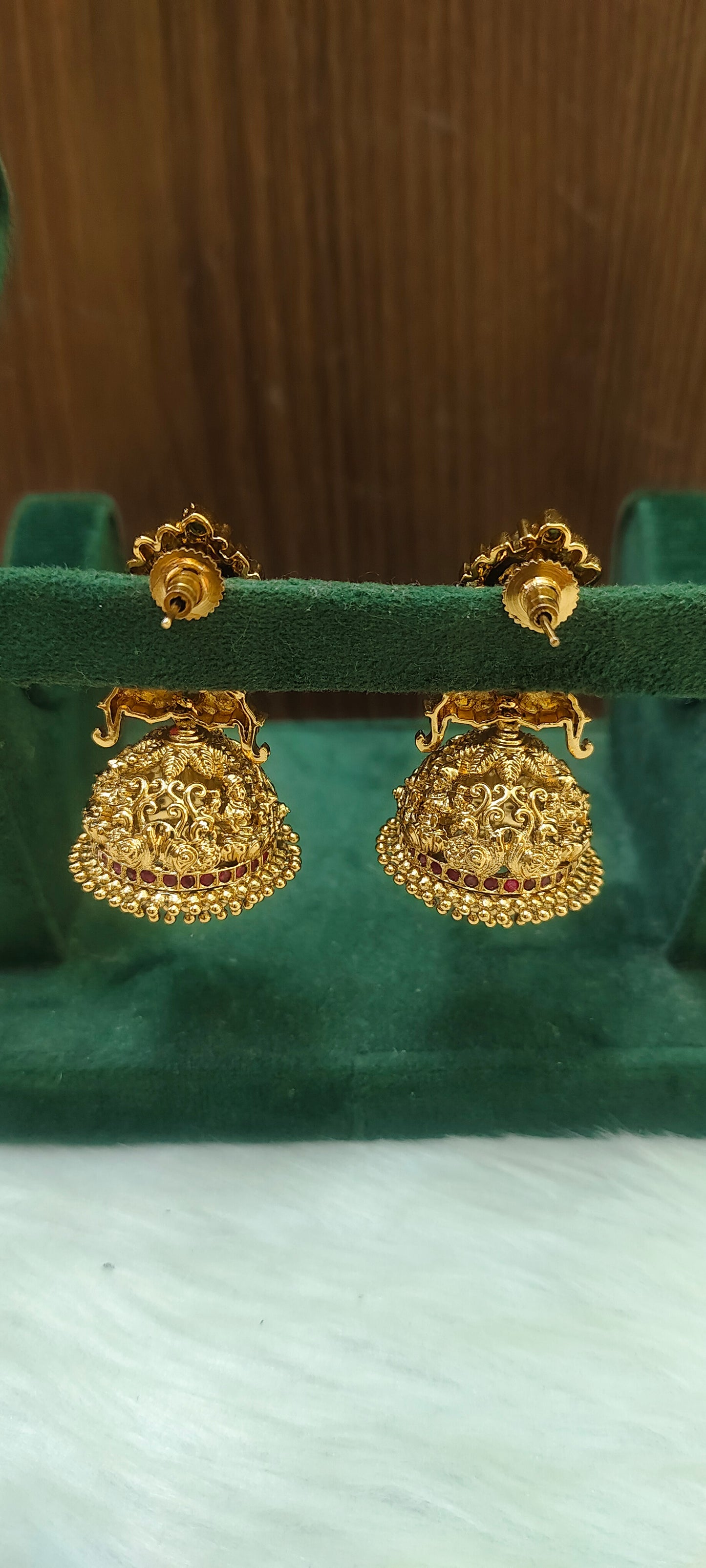 High premium nakshi big bridel jumkas