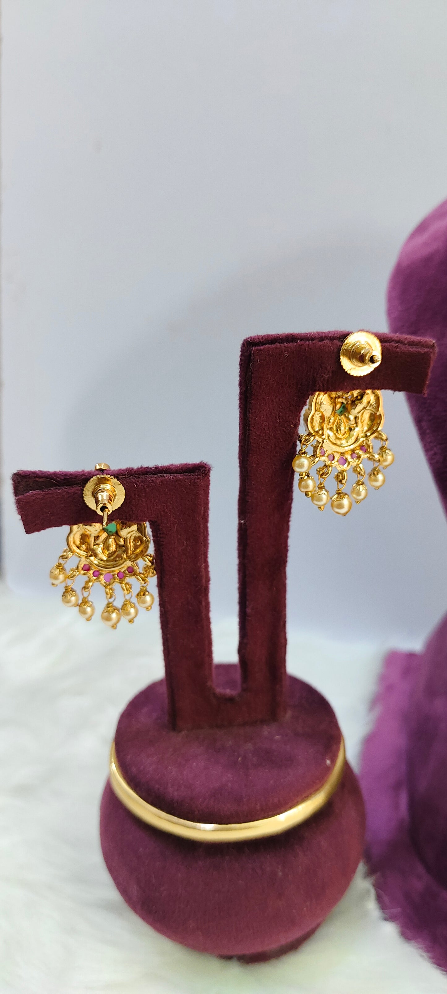 Premium nakshi non god motive necklace set