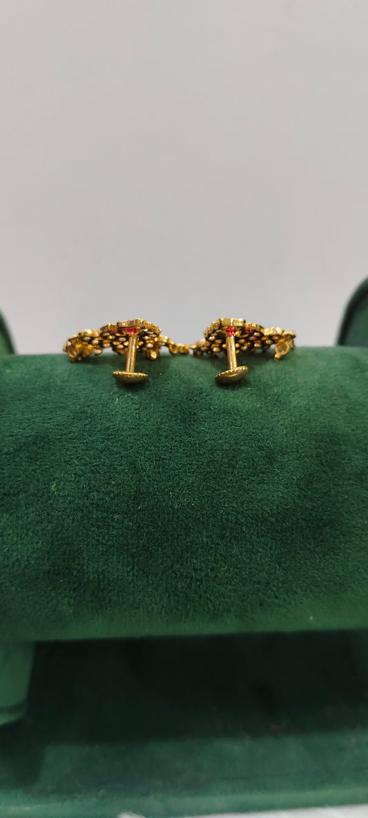 Pure panchaloham vintage look studs