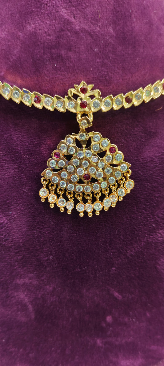 Pure panchaloham kante necklace
