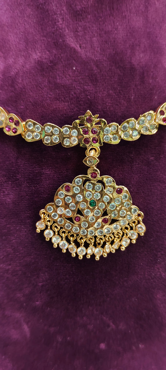 Pure panchaloham kante necklace
