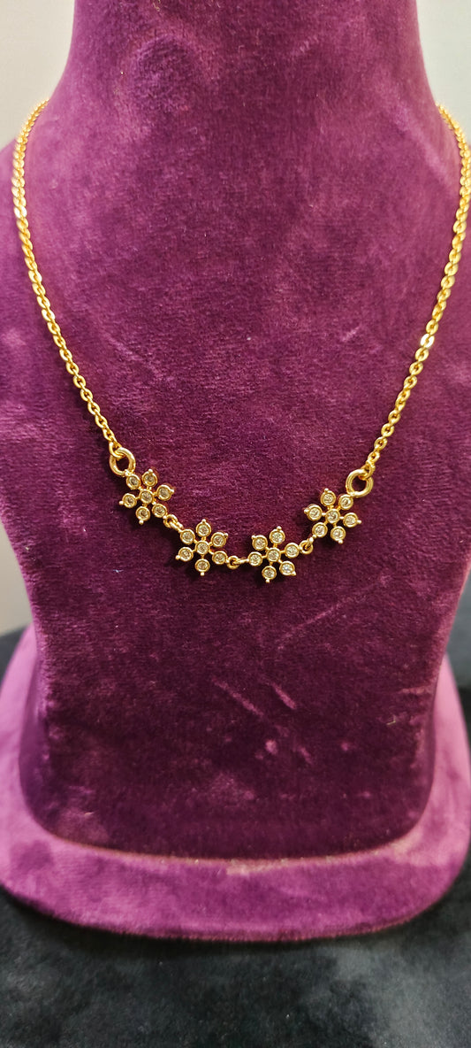 Panchaloham pendant with microgold plated 18"chain