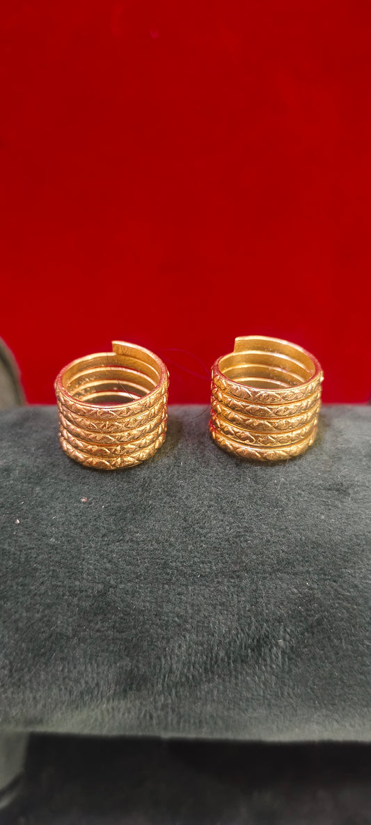 Pure panchaloham toe rings