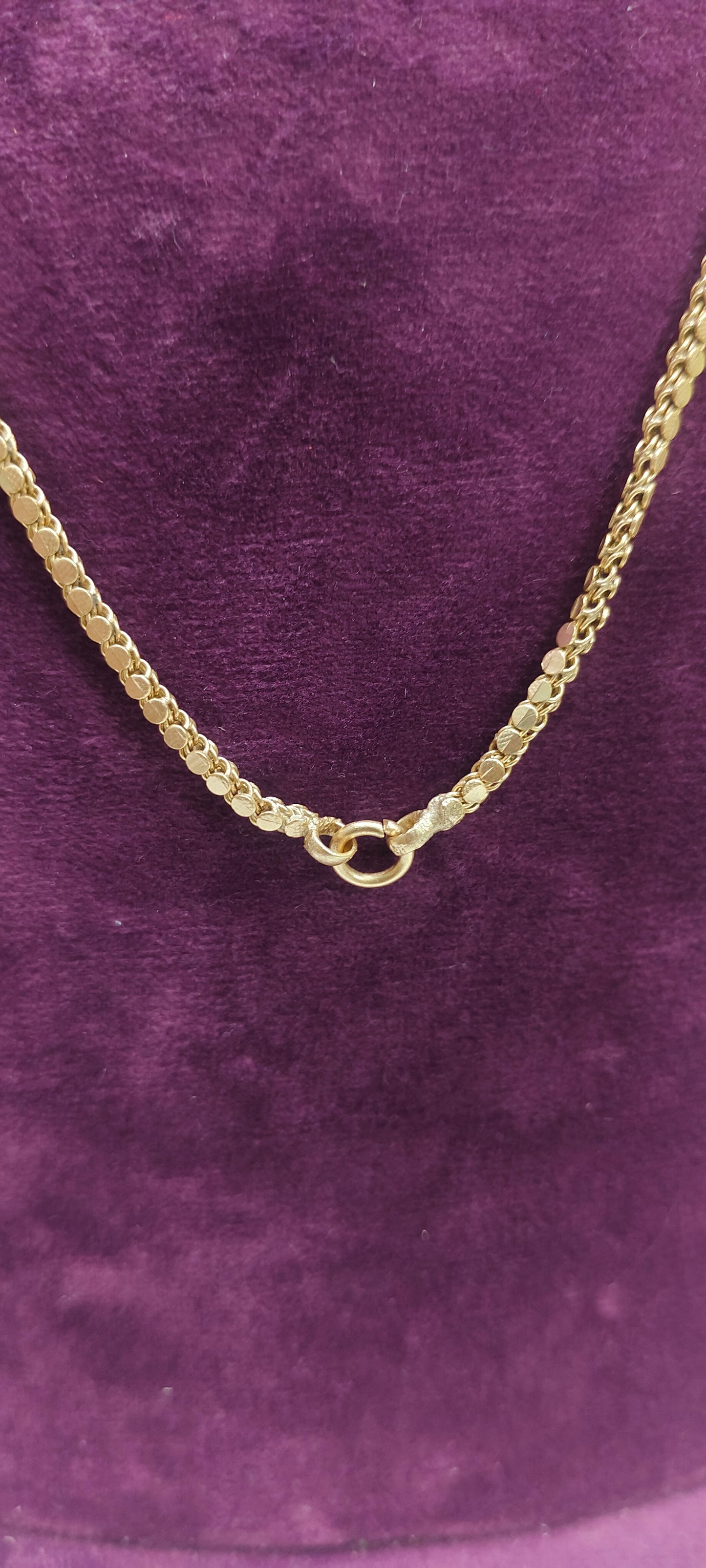 Pure panchaloham unpolished 24 " length ovel nice design thali chain