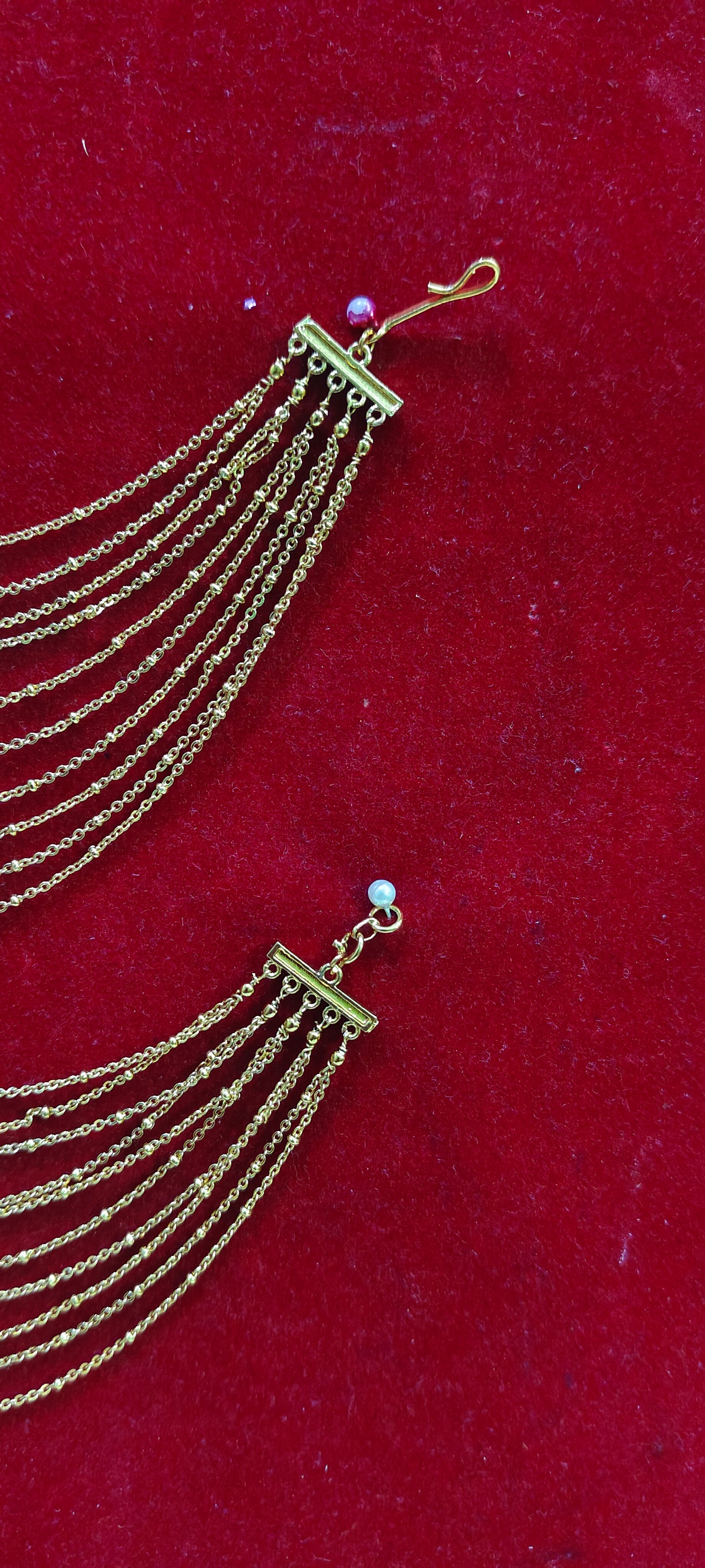 Premium nakshi 10 line earchains