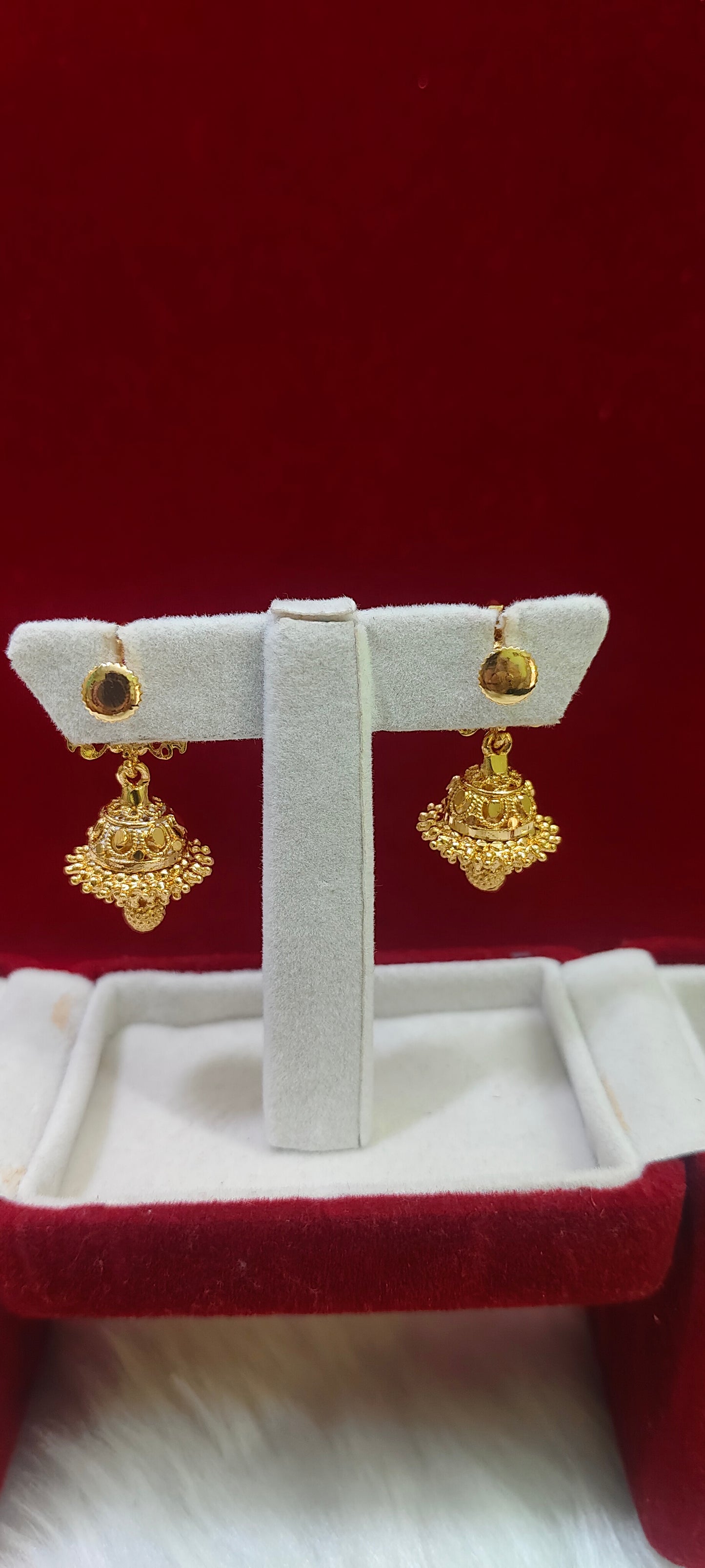 Gold look cute jumkas