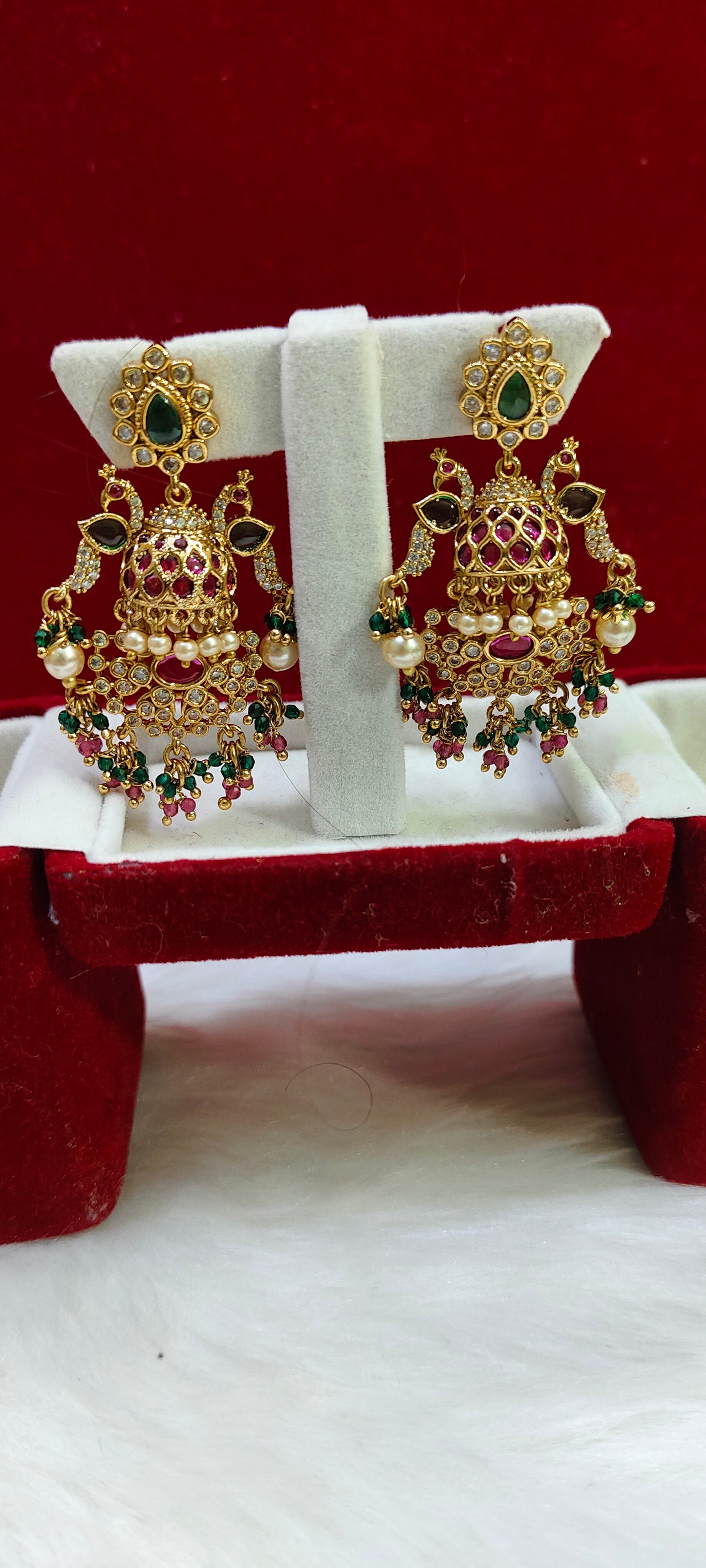 Big bridel earrings