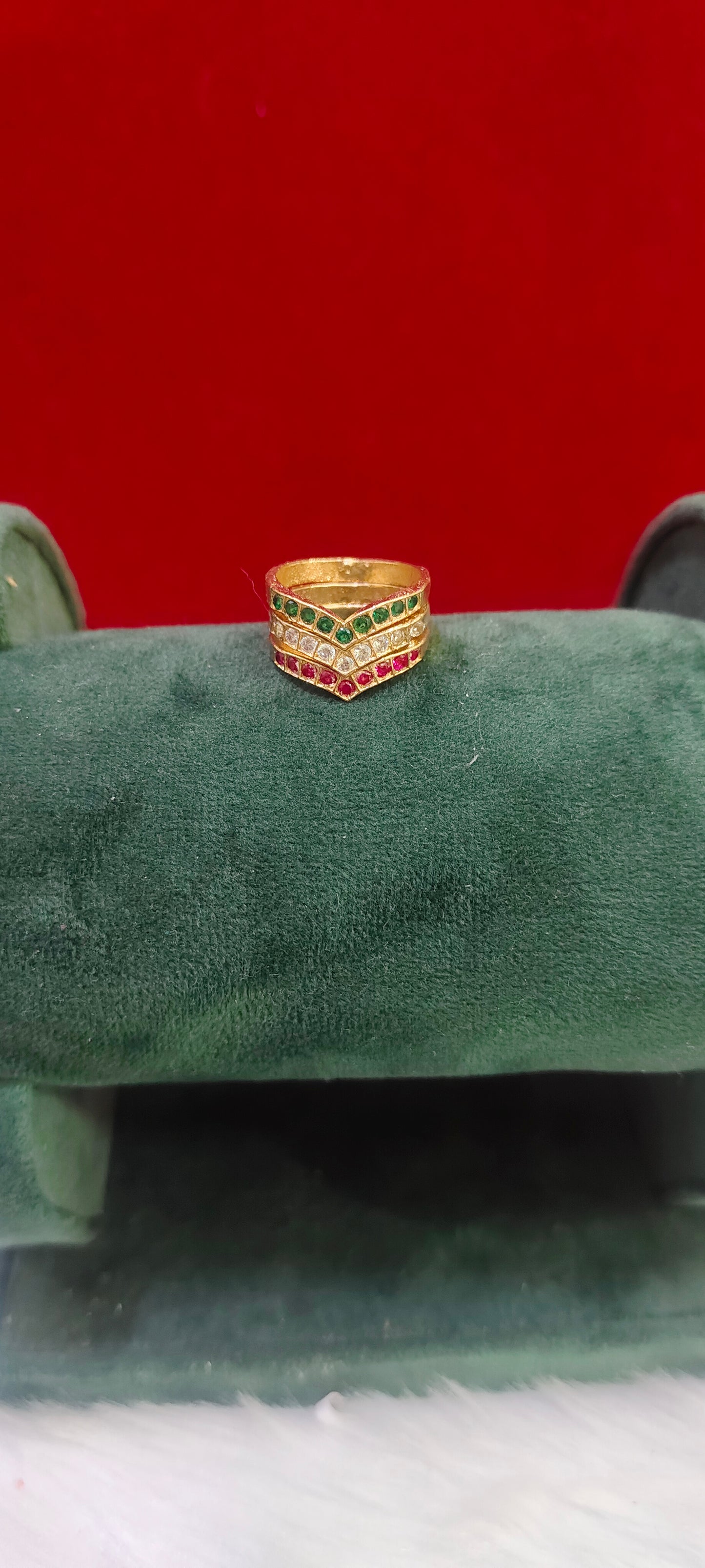 Pure panchaloham unpolished ladies finger ring