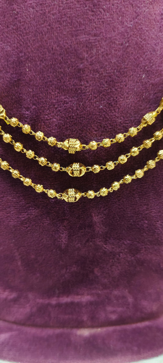 Beautiful 3 step dd ball necklace