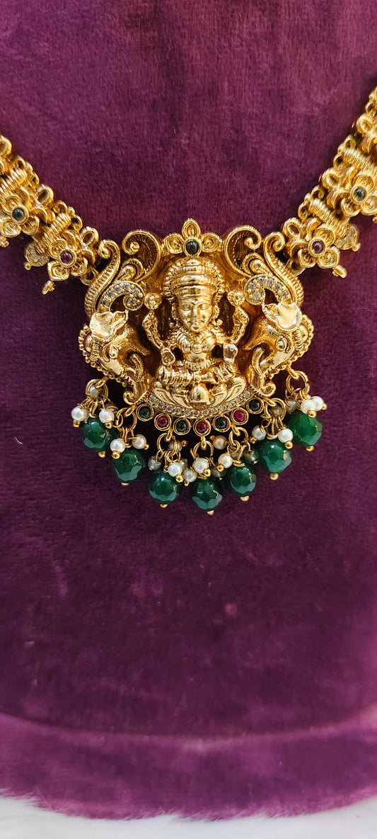 Premium nakshi necklace set