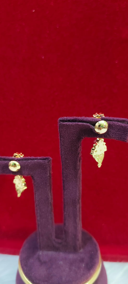 Pure panchaloham vintage look earrings