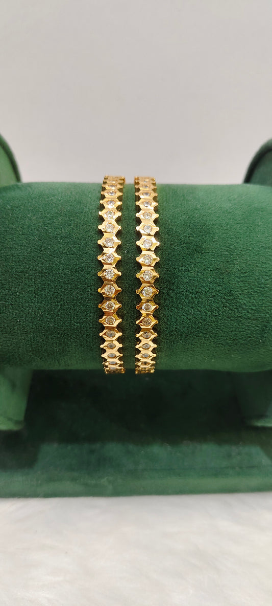 Pure panchaloham white 2 bangles