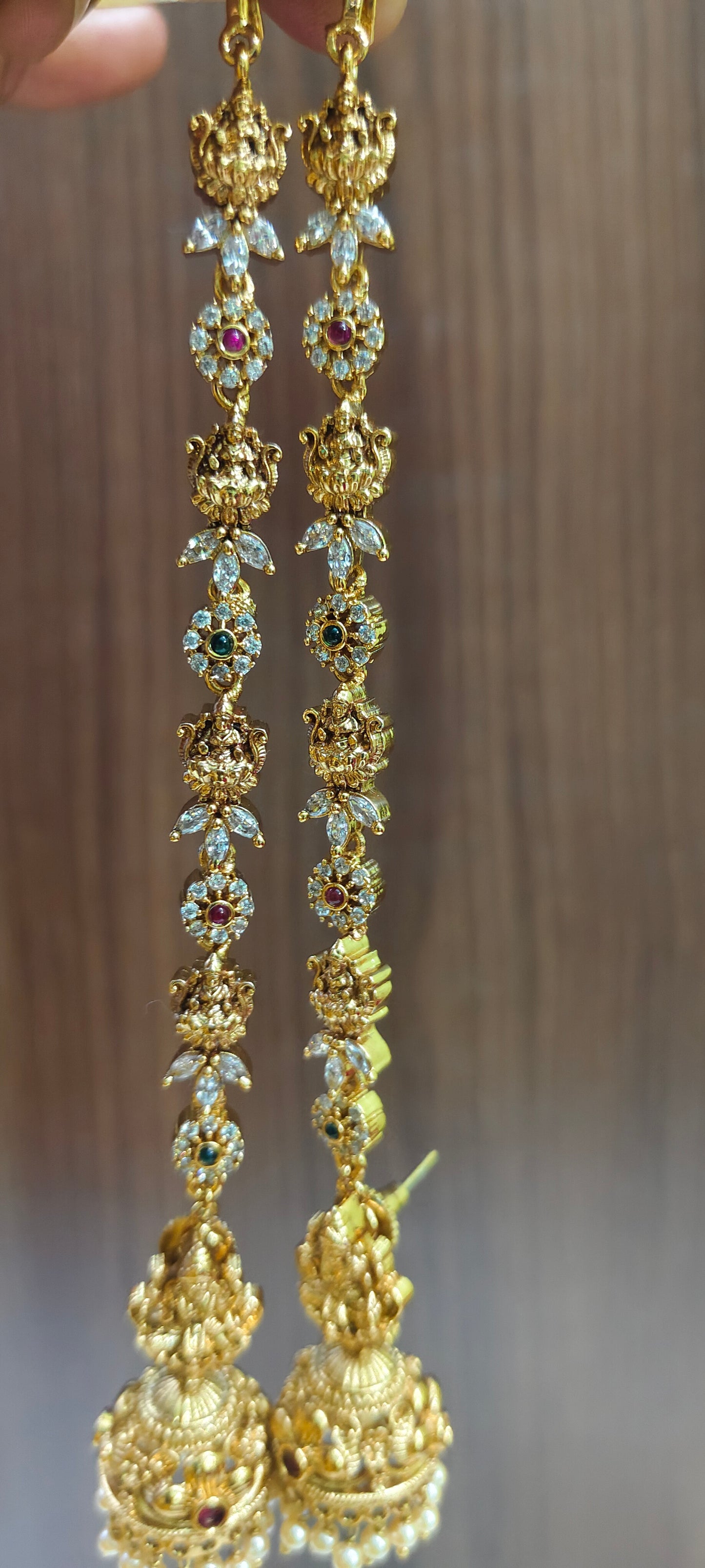 Premium high nakshi earrings and maatis combo