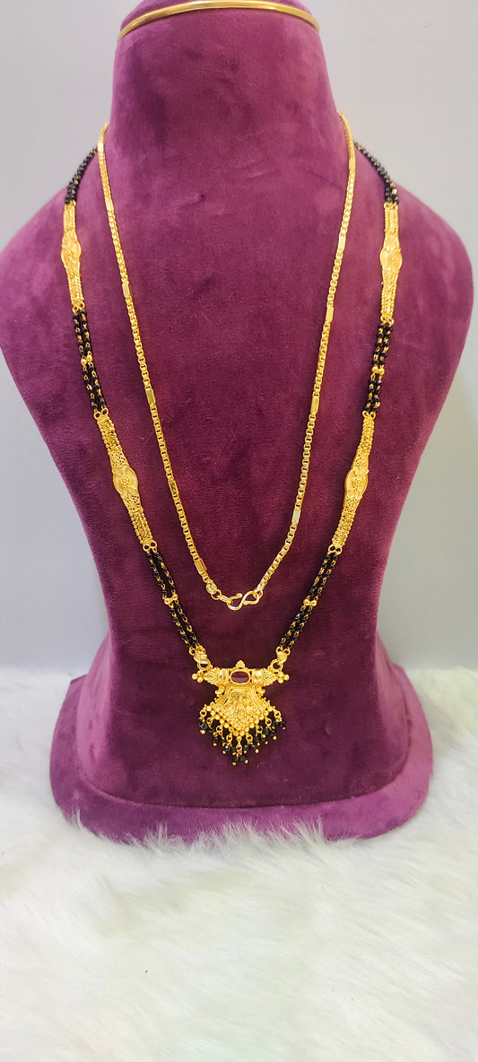 Super 5 combo with Lakshmi Devi black beads