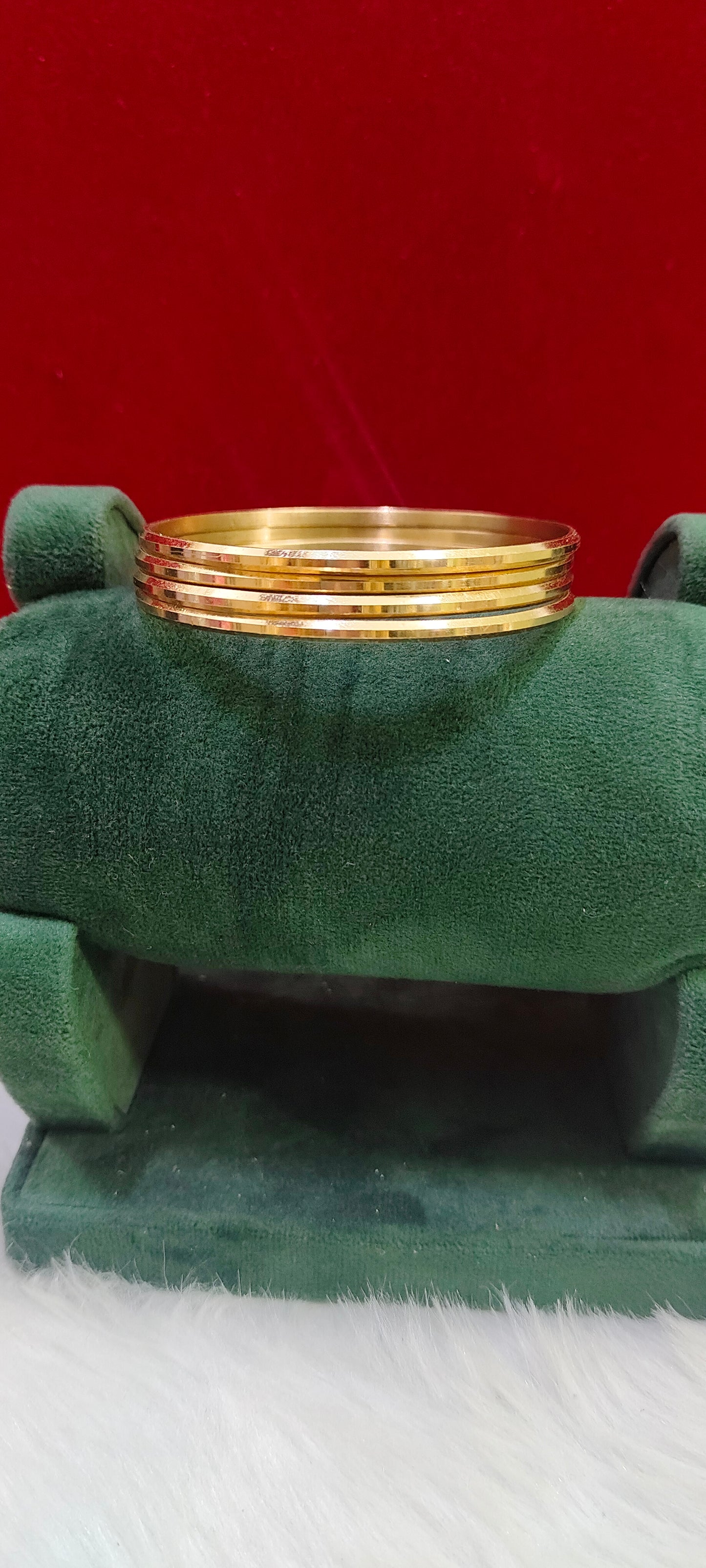 Pure panchaloham unpolished 4 bangles
