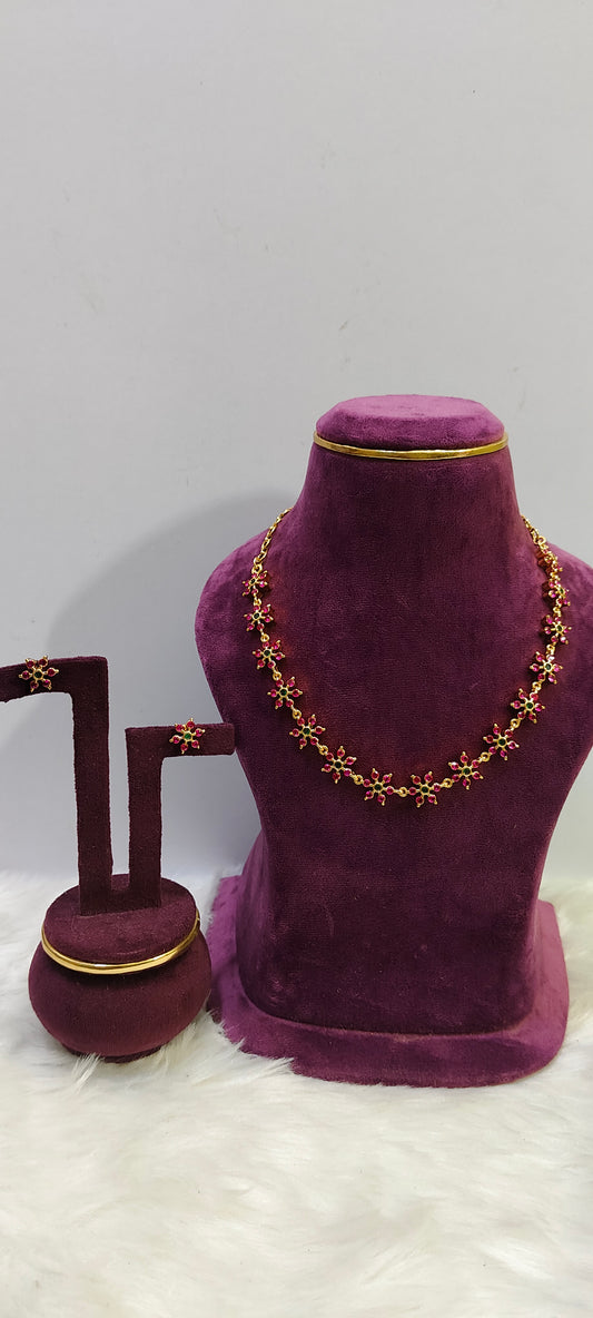 Pure panchaloham star necklace in 2 colour variations