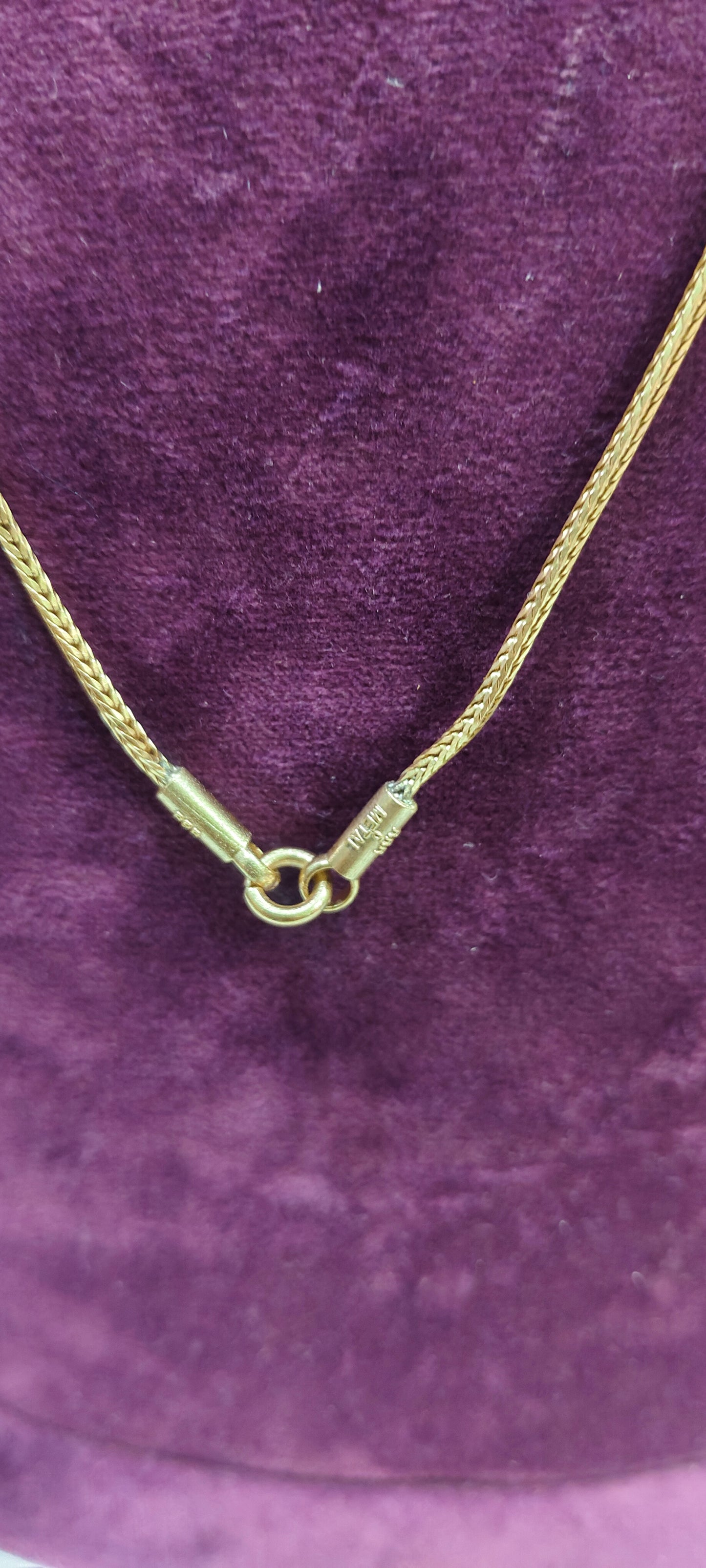 Pure panchaloham unpolished snake model thali chain