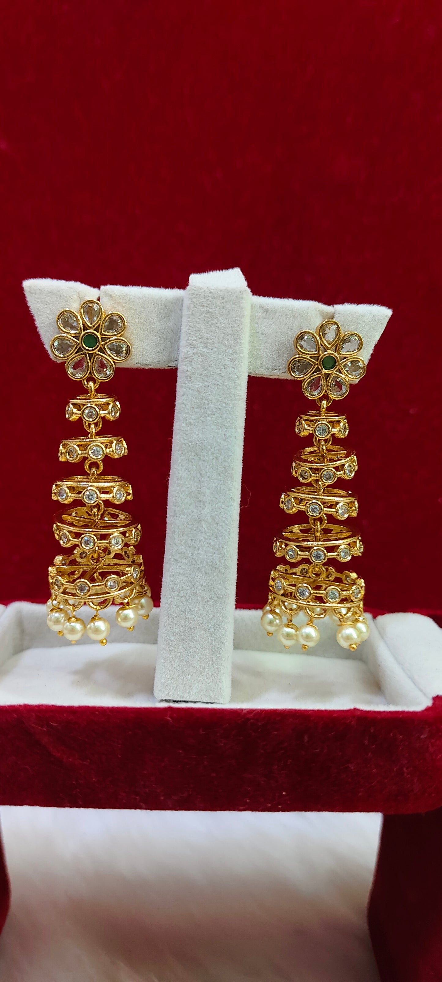Premium uncut stone jumkas