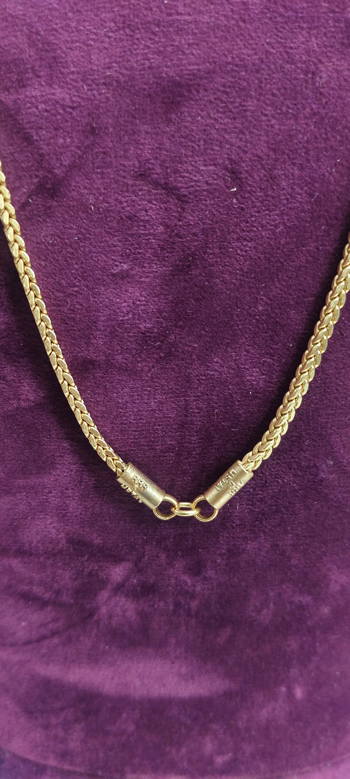 Pure panchaloham unpolished 24" length thali chain