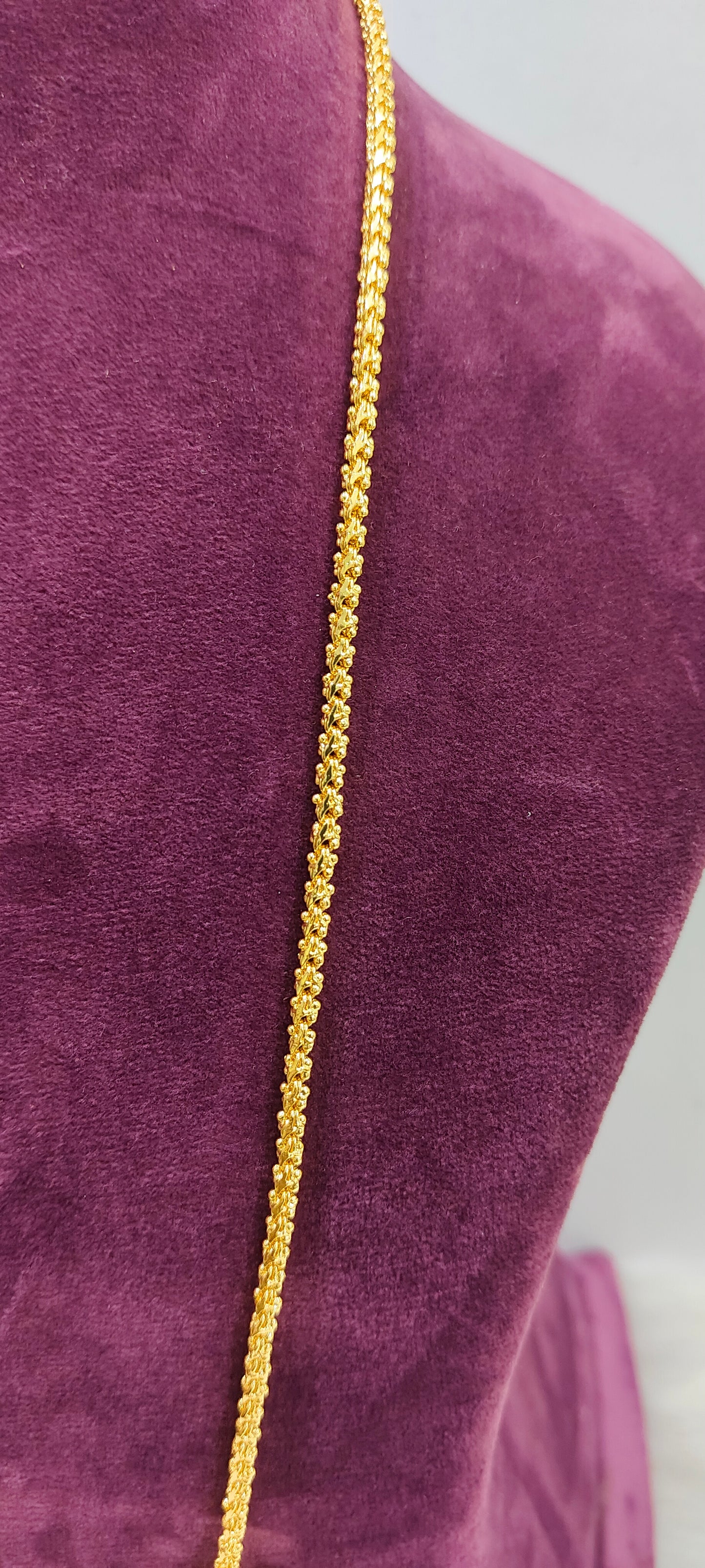 Pure panchaloham pendant with 24" micro gold plated chain