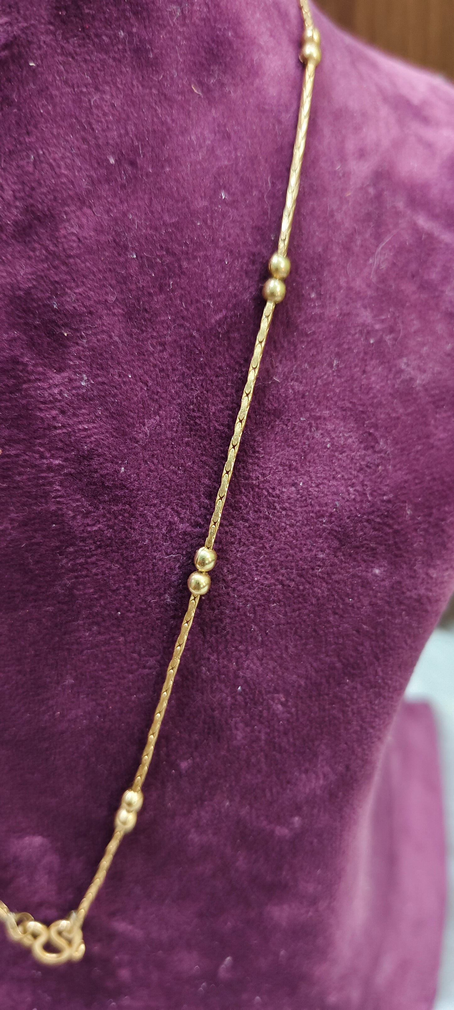 Pure panchaloham unpolished 18" length short chain