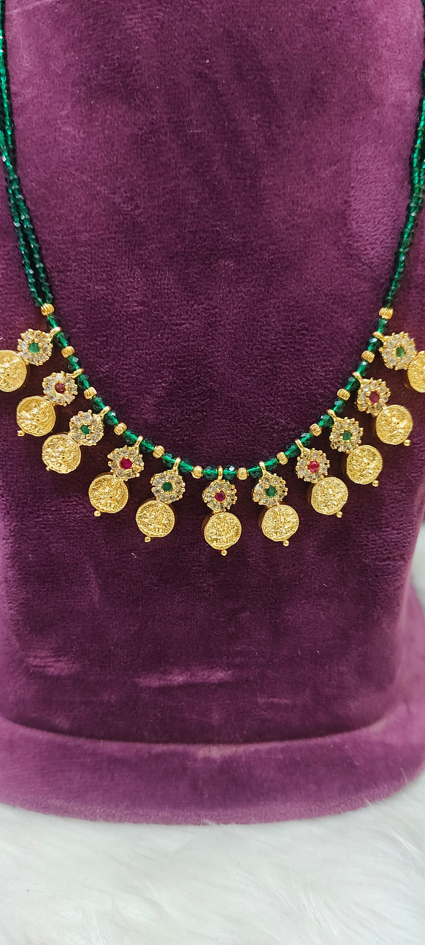Premium cz beads necklace
