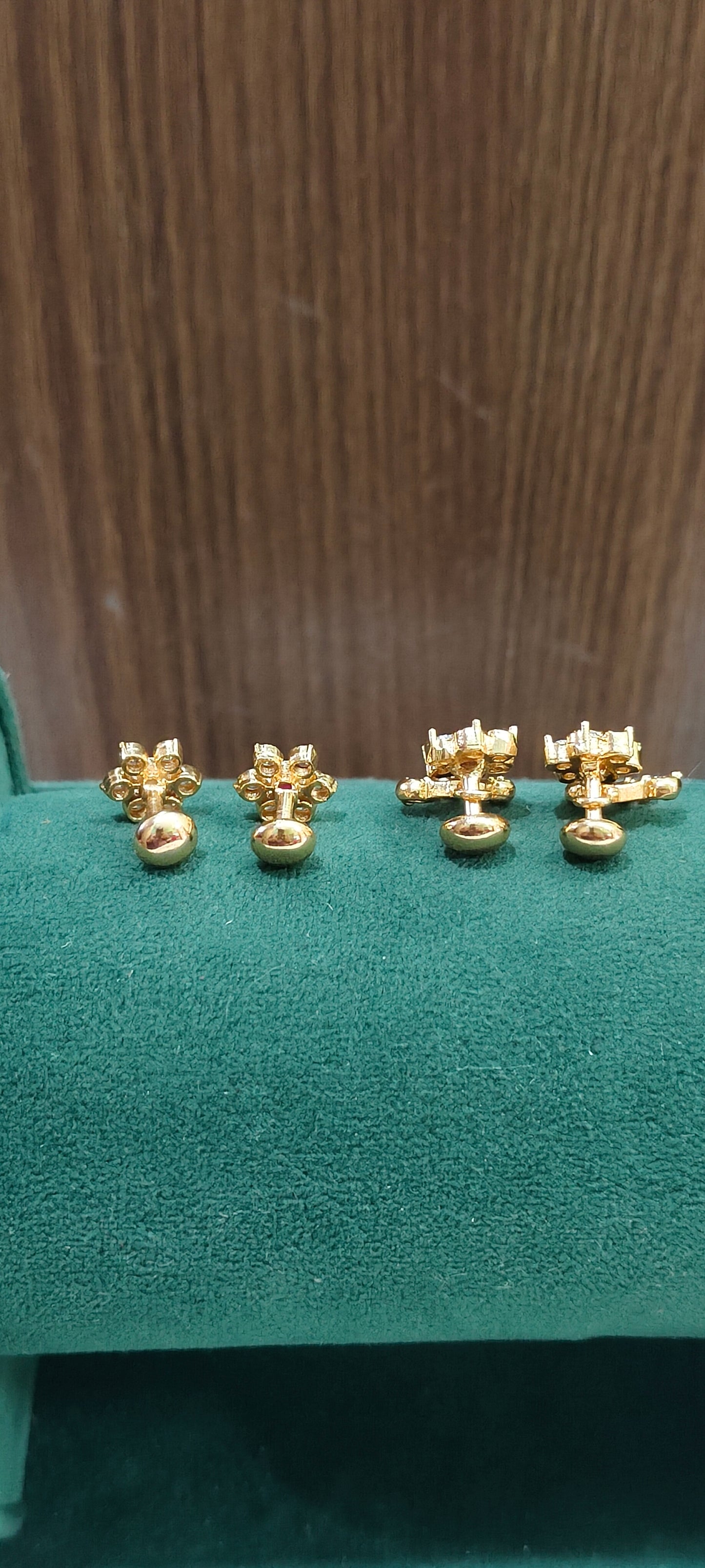 Pure panchaloham 2 pair studs combo