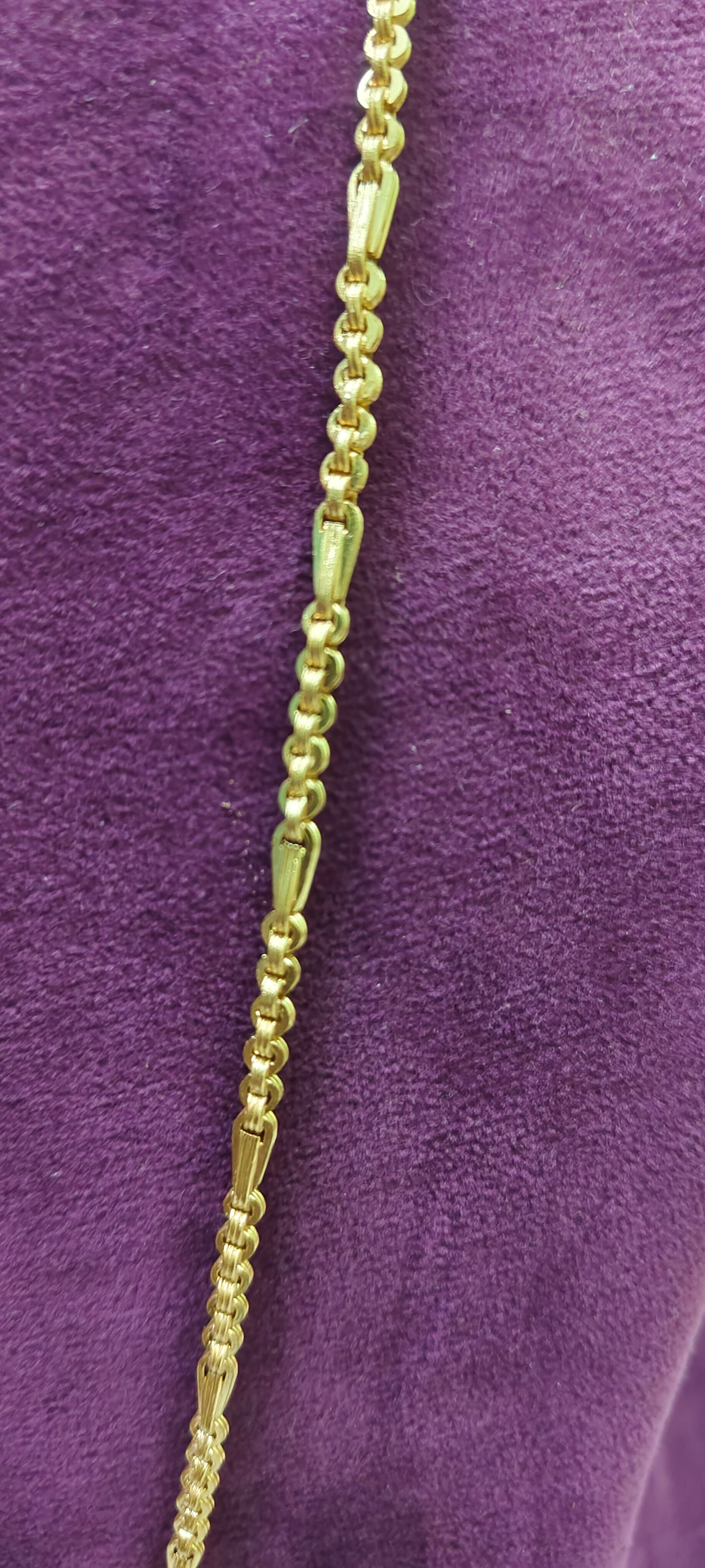 Pure panchaloham unpolished 26" length thali chain