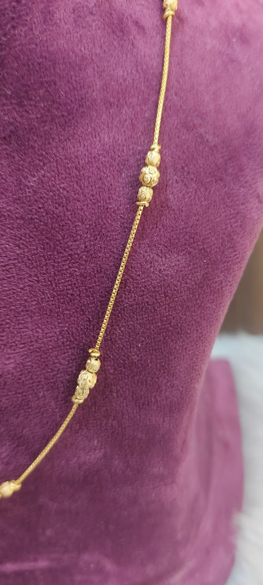 Pure panchaloham unpolished 18"length ball chain