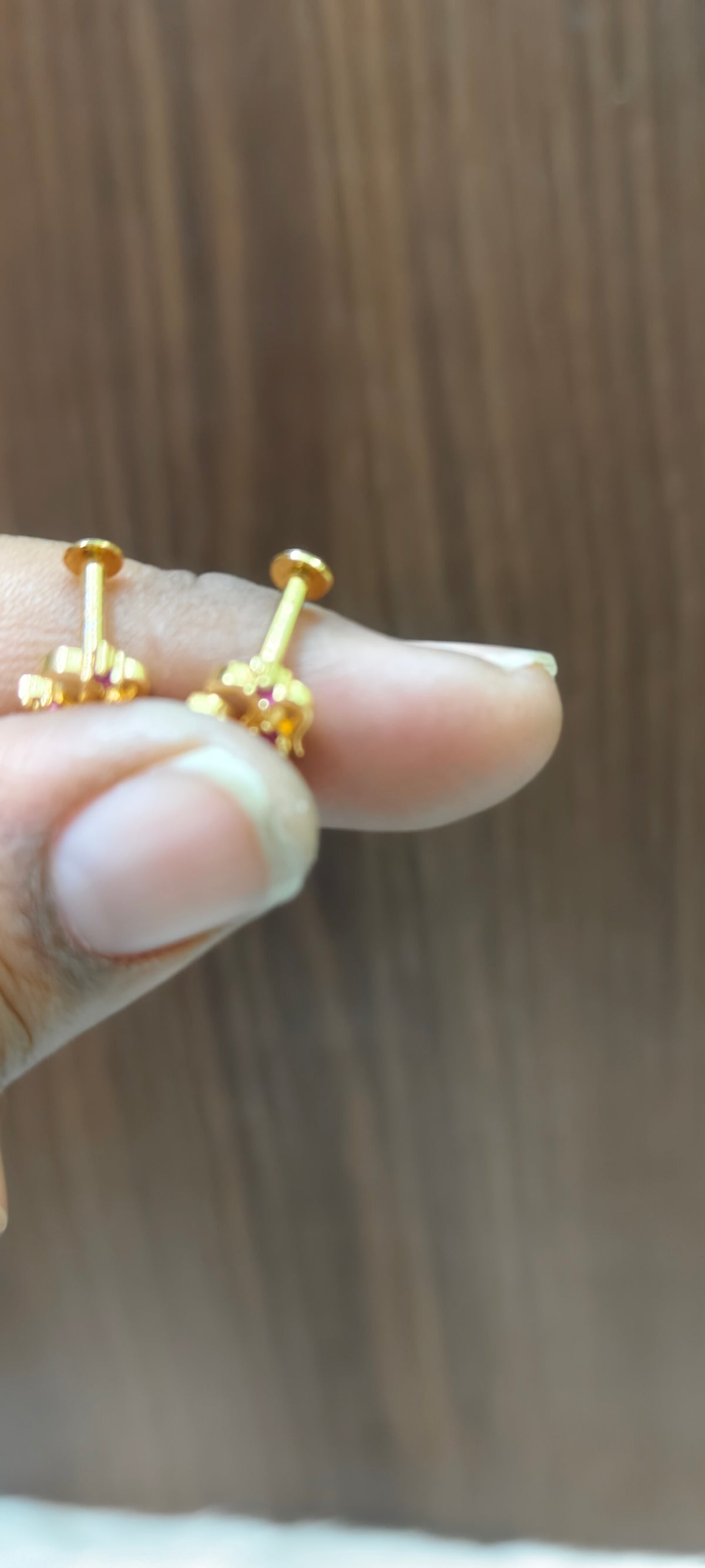 Pure panchaloham om small om studs